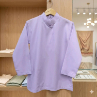 Tiga Putra Seragam Baju Muslim Kurung Padang Perempuan Seragam Sekolah SD SMP SMA Putih Bahan Kain O