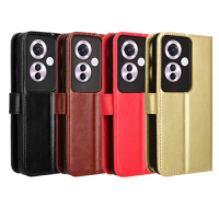 For Oppo Reno F25 Pro Luxury Leather Flip Wallet Phone Case For Oppo Reno F25 Pro 5G Case Stand Function Card Holder