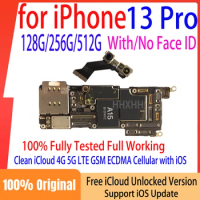 Original Unlocked for iPhone 13 Pro Motherboard with Face ID 256gb Clean iCloud Support Update 128gb Circuit Plate Logic Board