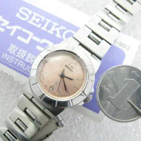 Japanese LK Orange dial second-hand original quartz seiko women's watch