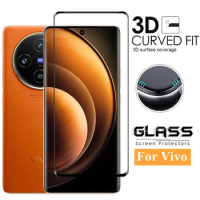 Full Cover Glass For Vivo X100 Screen Protector For Vivo X100 Tempered Glass HD Protective Phone Lens Film For Vivo X100