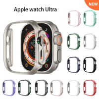 Watch Case For Apple Watch Ultra 49MM,Hard PC Screen protector Cover Bumper For Iwatch Series Ultra 2 Accessories