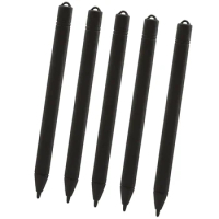 5x Black Replacement Stylus Pen Pencil for LCD Writing Tablet Drawing Pad Message Boards Electronics for Kids