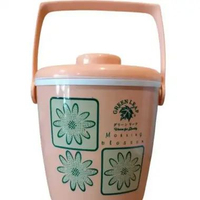 GROSIR Green Leaf 1235 Unix Rantang Tunggal THERMO / Termos Nasi / ES Batu 1,5 Liter Peach