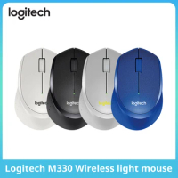 Logitech M330 2.4ghz Usb Nano Receiver 1000 Dpi Tracking Pc Mac Laptop Silent Office Ergonomic Wireless Optical Computer Mouse