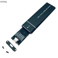 PASKOO M2 SSD Case NVME SATA Dual Protocol M.2 to USB Type C 3.1
