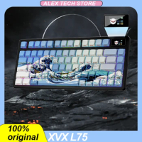 Xvx L75 Dwarf Keyboard Tri-Mode 2.4g Wireless Bluetooth Oled Screen Rgb Backlight Ergonomics Customized Mechanical Keyboard