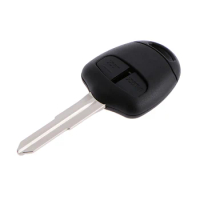 2 Button Remote Key Fob Replace Shell Case with Blade for Mitsubishi Pajero