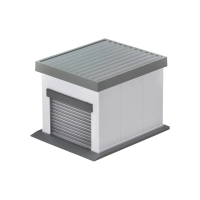 【TOMICA】TOMYTEC TOMICARAMA Vintage 08b 車庫(模型)