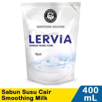 Lervia Smoothing Solution Sabun Susu Cair 400ml