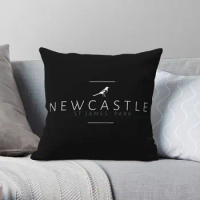 St James' Park NEW CASTLE Square Pillowcase Polyester Linen Velvet Printed Zip Decor Bed Cushion Cover