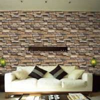 Brick S Wall Paper Home Effect 3D Decor Self-adhesive Rustic Sticky Mirror Tiles Hexagon White Board Stickers for Wall Removable