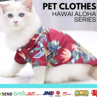Baju Anjing Kucing Kostum Kemeja Hawaii Aloha Shirt Clothes Dengan Berbagai Motif