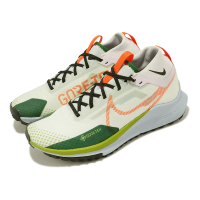 【NIKE 耐吉】越野跑鞋 React Pegasus Trail 4 GTX 男鞋 橘 綠 防水 戶外 運動鞋(FN3430-180)