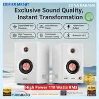 Edifier MR5 / MR5BT Edifier Tri-Amped Studio Speaker – Hi-Res Audio, Bass Powerful Detail Jernih Blu