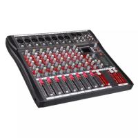 dj controller/audio console mixer China supplier good quality professional 8 channel usb sound audio mixer