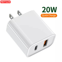 PD 20W USB C Mobile Phone Charger Fast Charge QC3.0 Type C Charger Adapter For Apple iPhone 13 12 Pro Max Huawei Xiaomi Samsung