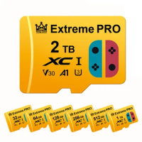 Extreme PRO 2TB Memroy Card Micro TF/SD Card 128GB 256GB 512GB 1TB High-Speed Mini Flash Card for Tablet/Phone/PC/Camera