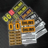 OHLINS Moto Stickers Accessories Highly Reflective Suspension Modification decoration Motorcycle Waterproof Decal