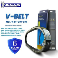 Michelin Vanbelt MCL-K44-V01-004 untuk Motor Beat eSP , Beat Pop , Vario 110 Starter Halus , Scoopy 