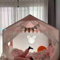 【兒童帳篷】兒童室內帳篷小房子公主女孩寶寶玩具屋游戲屋分床神器超大蚊帳