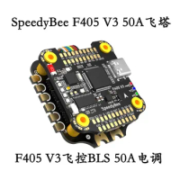 RunCam SpeedyBee F4 V3 F405 50A BLS 30x30 Stack FC ESC iNAV Betaflight Wireless Firmware Flasher Blackbox Analyze