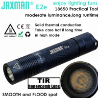 JAXMAN E2e Flashlight with TIR Lens Smooth Spot 18650 Li Ion Battery Torch High CRI SST20 LED