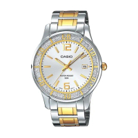 【CASIO 卡西歐】氣質首選_不鏽鋼錶帶_日期顯示_生活防水_氣質女錶(LTP-1359SG)