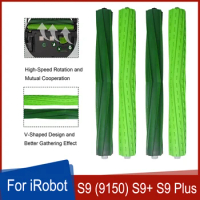 For iRobot Roomba S9 9150 / S9+ Plus 9550 Robot Vacuum Cleaner Main rolling Brush Multi-Surface Rubber Spare Parts Accessories