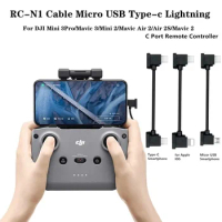 For DJI RC-N1 RC Cable USB Type-C/Standard Micro USB/Lightning RC-N1 RC Cable Accessories Remote Connects Controller