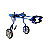 easy Adjustable Wheelchair Wheels for Dogs with Disabilities for Dog Aided Walking for High Leg Rehabilitation