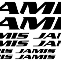 For 10x Jamis Bike Sticker Decals MTB DH Cycling Road Ride Window Graphics Truck Bumper Car Styling