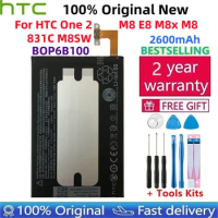 100% Warranty 2600mAh BOP6B100 Li-polymer Battery Pack For HTC one 2 M8 W8 E8 Dual Sim M8T M8W M8D M8x M8e M8s M8si One2 One+