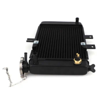 150cc 200cc 250cc Water Cooled Engine Cooling Water TankVertical Radiator For Chinese ATV UTV Buggy Quad Bike Accessories