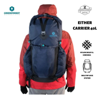Greenforest Either Carrier 40L Tas Punggung Ringan Bahan Nylon Dolby & Cordura Sistem Rolltoplock de