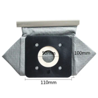 Washable Vacuum Cleaner Filter Dust Bag For Philips Electrolux LG Haier Samsung Vacuum Cleaners Cloth Bags 110 x 100 mm