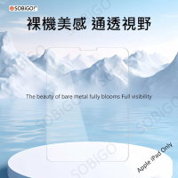 【SOBiGO】iPad 2024 9H鋼化玻璃 AIR/PRO13吋(滿版2.5D高清透明)