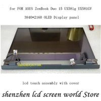 Original 15.6 inch For ASUS ZenBook Duo 15 UX581 UX581g OLED Display Panel With Touch Screen Assembly UHD 3840X2160 IPS