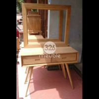 Meja Rias Minimalis Jati Mebel Jepara - Tolet Minimalis Jati