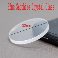 32mm Sapphire Crystal Glass High Quality Watch Accessories Replacement Part For Seiko skx007 skx013 Mod 45mm Case Repair Tools