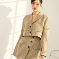 Set blazer kẻ-dream.on.dreamers-SET BLAZER