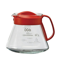 金時代書香咖啡 SYG 台玻耐熱玻璃咖啡壺 600ml 紅色 BH605A-R