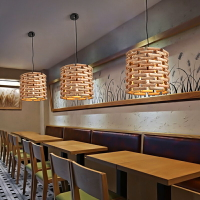 日式民宿吊燈客棧網咖酒吧東南亞田園餐廳創意服裝店個性裝飾燈具