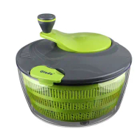 Vegetable drying machine, salad dehydrator, household vegetable washing and draining basket dehydrator