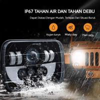 Lampu Depan LED L300 5x7 Inch 60Watt - Lampu Mobil Terang, Tahan Lama & Original