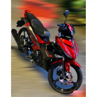 y15 V1 V2 EXCITER RC 1 SET PENUTUP MERAH HITAM SEDIA UNTUK DI-STICKERSelamat datang ke kedai kami