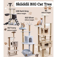HotSale[ShopWithJoy]125 cm Large Cat Tree Cat Condo Bed Scratcher House Cat Tower Hammock Cat Tree C
