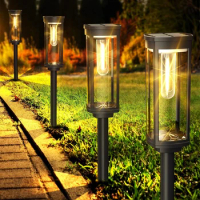 Solar Lamps For Garden Modern Garden Lighting On Solar Energy Attractive Lighting Solar Lamp Outdoor Packs of 4 roundness
