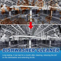 Washing Machine Cleaner Dishwasher Tablets Detergent Cleaner 12pcs Descaler Deep Cleaning Safe Washing Machine Cleaner For All