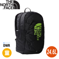 【The North Face 童 24.6L 後背包《瀝青灰/黃》】52VYAOY/拉鍊包/雙肩包/旅遊/書包/筆電包